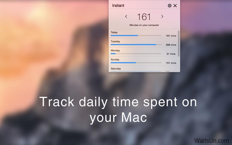 Instant for Mac 1.1 破解版 – Mac上优秀的时间跟踪软件