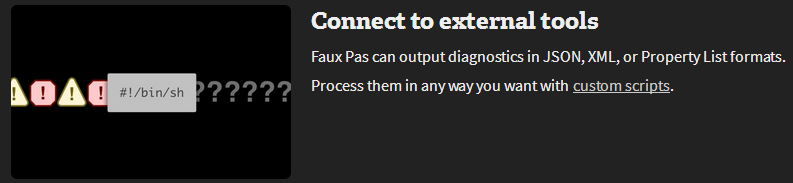 Faux Pas for Mac 1.6.2 破解版 - 强大的Xcode辅助工具