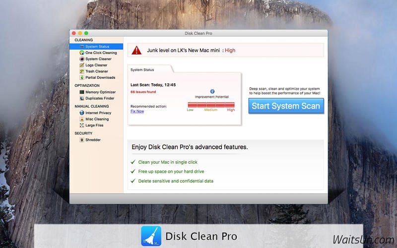 Disk Clean Pro for Mac 1.5.0 破解版 – 优秀的磁盘清理工具