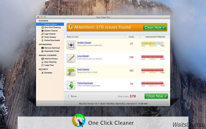 Disk Clean Pro for Mac 1.4.0 – 优秀的磁盘清理工具