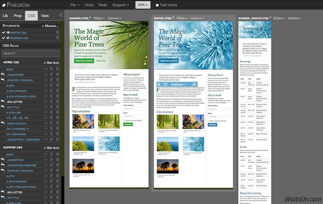 Pinegrow Web Designer for Mac 2.9.1 破解版 - 优秀的网页开发工具