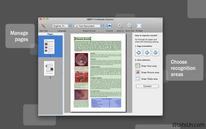 ABBYY FineReader Express for Mac 8.5 序号版 - Mac上强大的OCR图片文字识别软件
