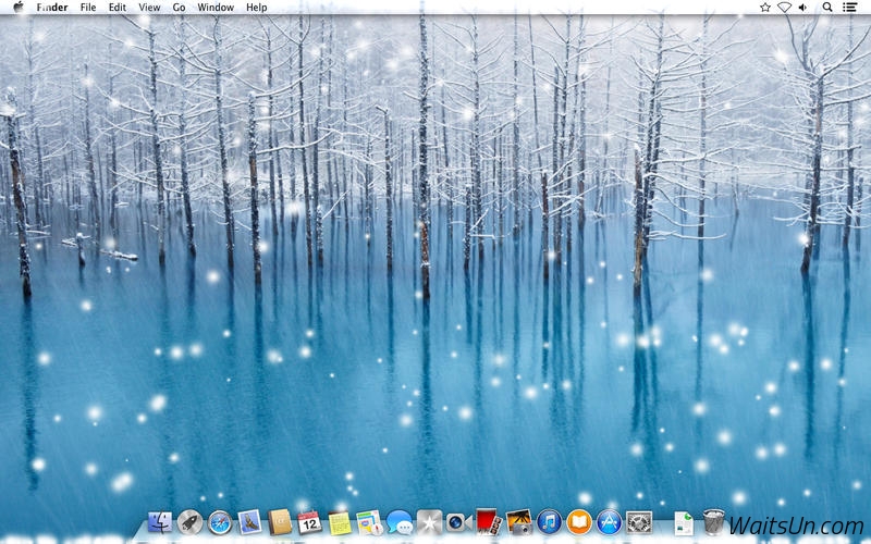 Let It Snow for Mac 1.4 激活版 – 给你的桌面下场雪