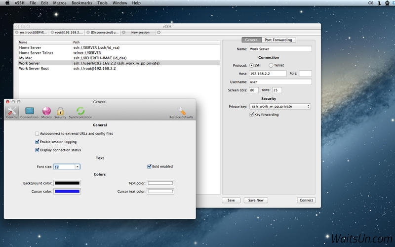 vSSH for Mac 1.11.1 破解版 - 优秀强大的多标签ssh工具
