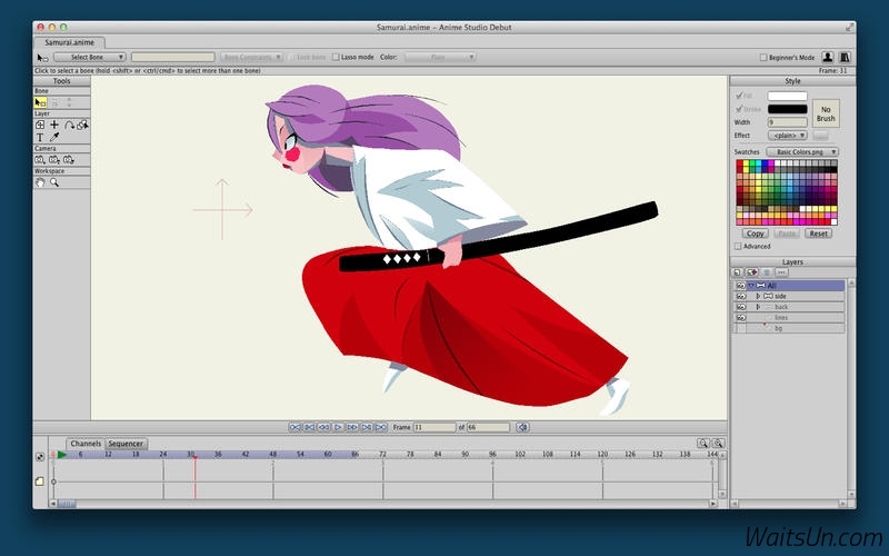 Anime Studio Pro for Mac 11.2.1 序号版 - 强大的动画制作软件
