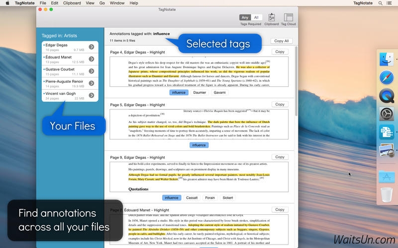 TagNotate for Mac 1.3.1 破解版 - 优秀的PDF阅读和注释工具