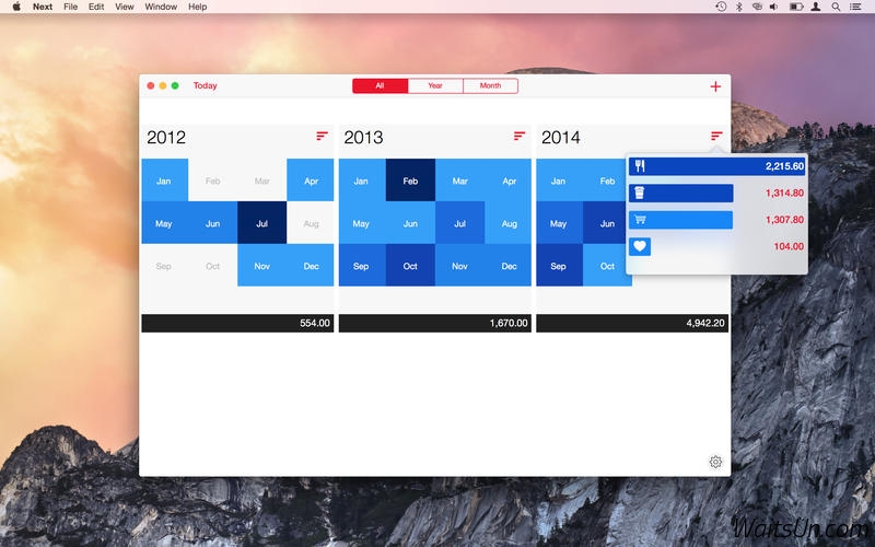 Next for Mac 1.4 激活版 - Mac 上优秀的记账工具