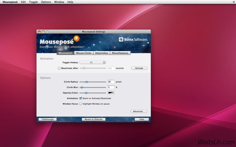Mouseposé for Mac 3.2.7 注册版 - 实用的鼠标高亮显示增强工具