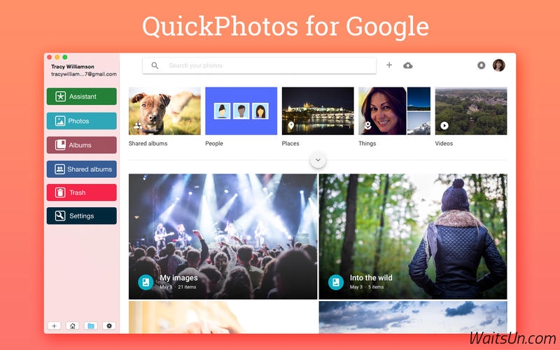 QuickPhotos for Google for Mac 1.0 激活版 - Google相册上传管理工具