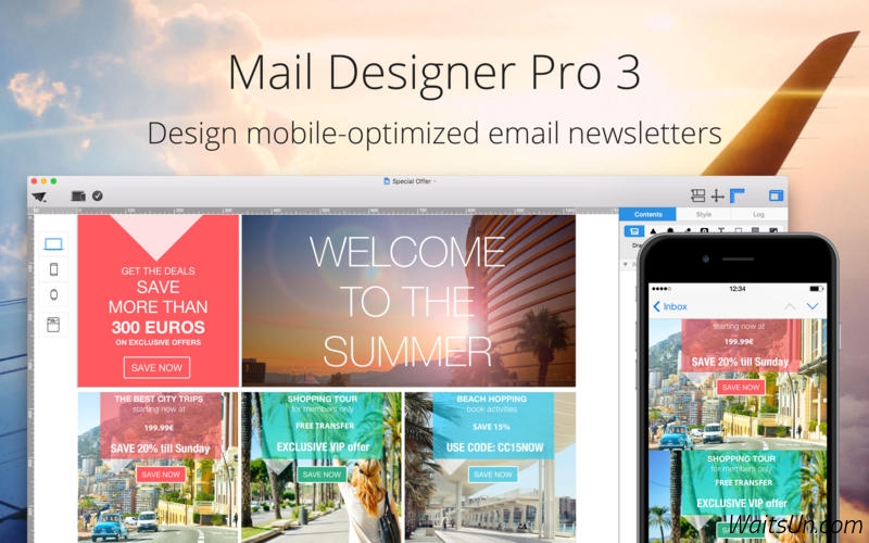 Mail Designer Pro 3 for Mac 3.0 破解版 - 优秀邮件模板设计工具