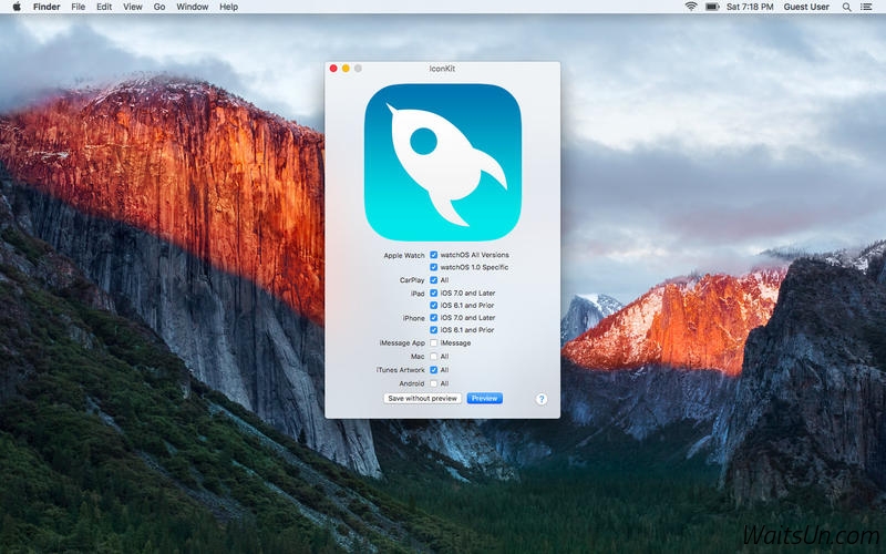 IconKit for Mac 8.0.1 激活版 - 图标快速生成工具