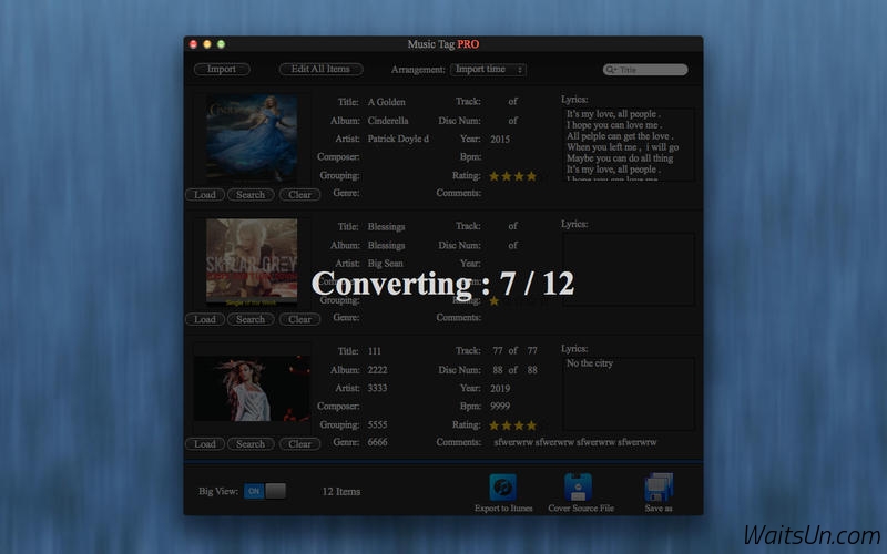 Music Tag Pro for Mac 3.1.4 激活版 - 易用的音频标签编辑工具