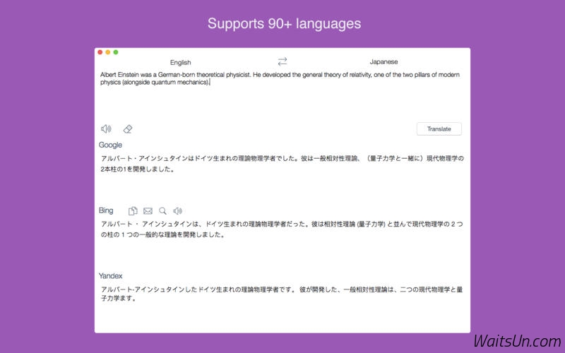 Combo Translator for Mac 1.0 激活版 - 多语种翻译合一软件