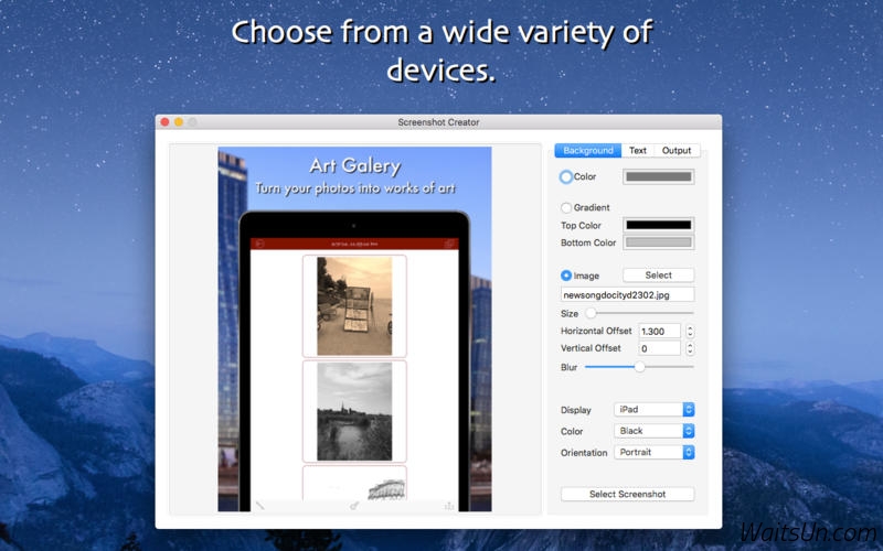 Screenshot Creator for Mac 1.0 激活版 - APP截图快速制作工具