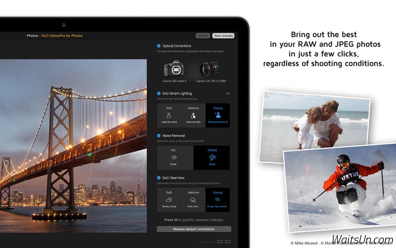 DxO OpticsPro for Photos 1.2.1 激活版 - Mac无缝图像处理工作流软件