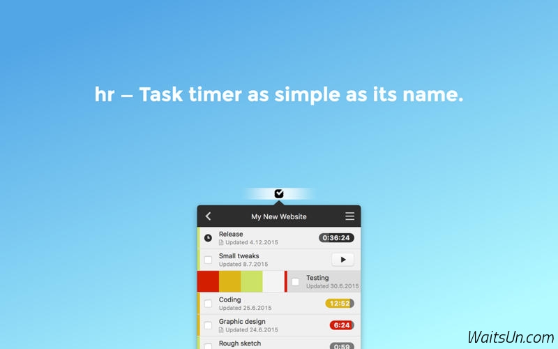 hr – Task timer for Mac 1.2 破解版 - 任务管理定时器
