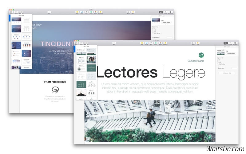 Themes for Keynote for Mac 4.5 破解版 - Keynote模板和素材合集