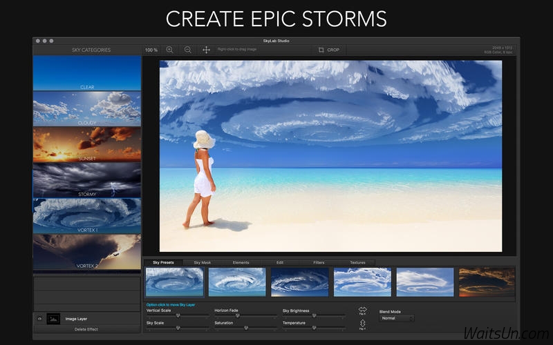 SkyLab Studio 2.5 Mac 破解版 - 优秀的天空白云图片特效工具