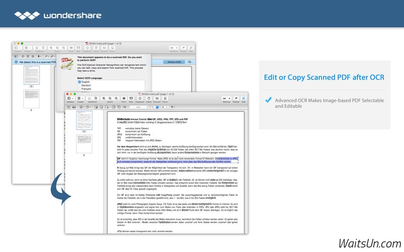 Wondershare PDF Editor Pro for Mac 5.4.6 序号版 - Mac上强大的PDF文件编辑工具