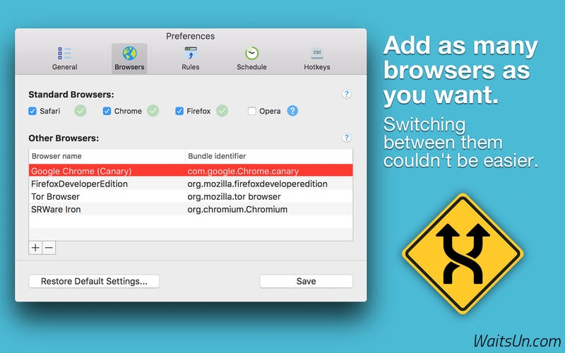 Browserism 2.2.1 for Mac 激活版 - 轻松切换默认浏览器