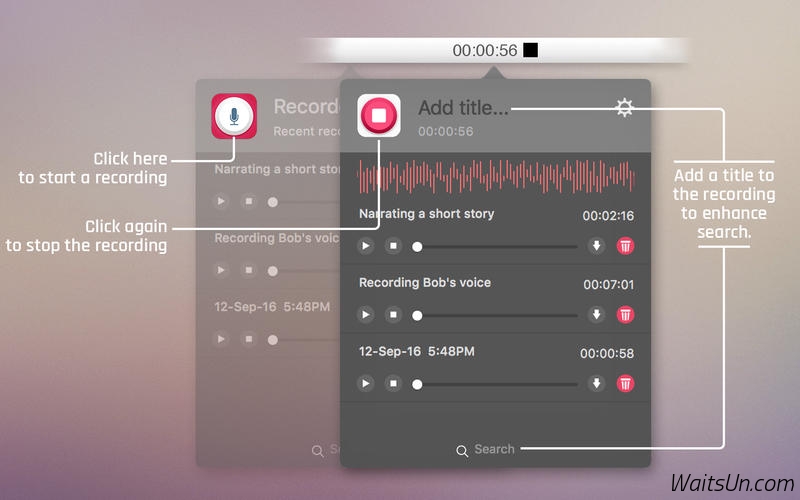 Recordee for Mac 1.0 激活版 - 优秀的录音工具
