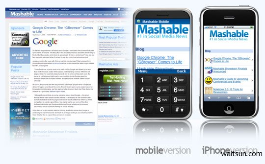 mobile version tools