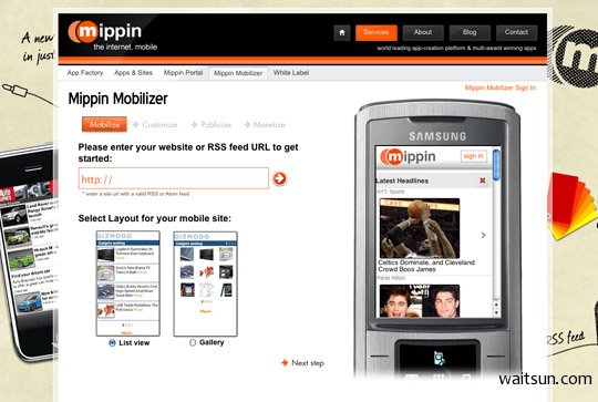 mobile version tools