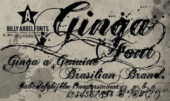 script fonts