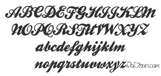script fonts