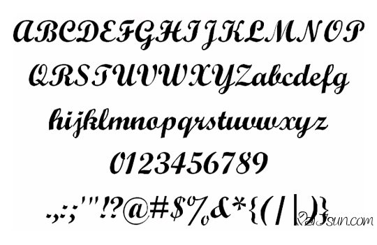 script fonts