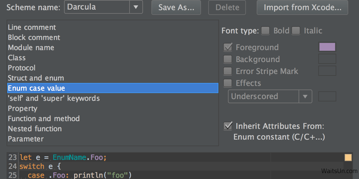 Swift support